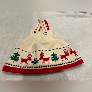 Hannah Andersson Holiday Sweater Jumper Christmas dress size 6-12 months